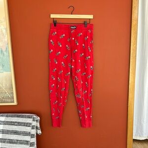 Polo by Ralph Lauren Red Penguin Print Joggers